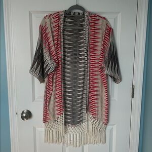 TART Kimono with Fringe | Fringe | Kimono | Colorful Kimono | Fringe | Fringe